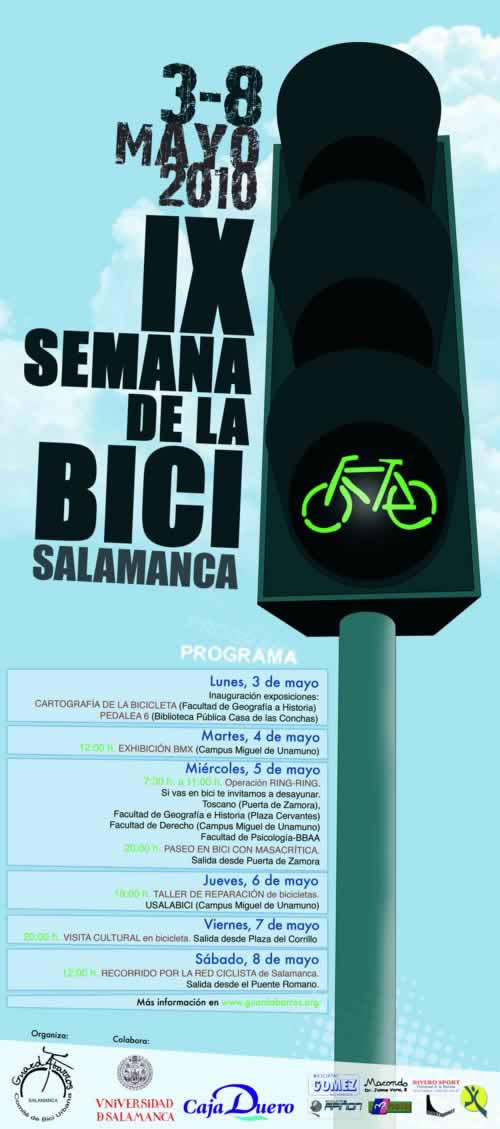 Cartel Semana Bici Salamanca
