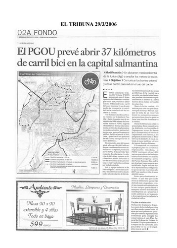 Dossier Prensa 2006. Guardabarros. Comité de Bici Urbana Salamanca.