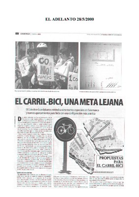  Dossier Prensa 200. Guardabarros. Comité de Bici Urbana Salamanca.